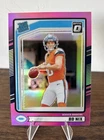 2024 Panini Donruss - Rated Rookie Bo Nix #369 Optic Preview Pink Prizm (RC)