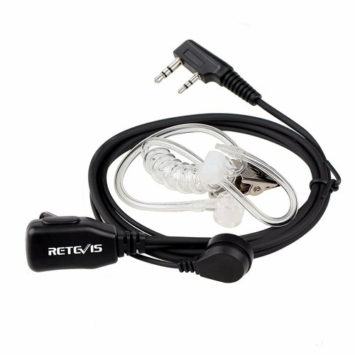 Auricolare adatto per Walkie-Talkie da 2 Pin con tasto PPT e microfono |  eBay