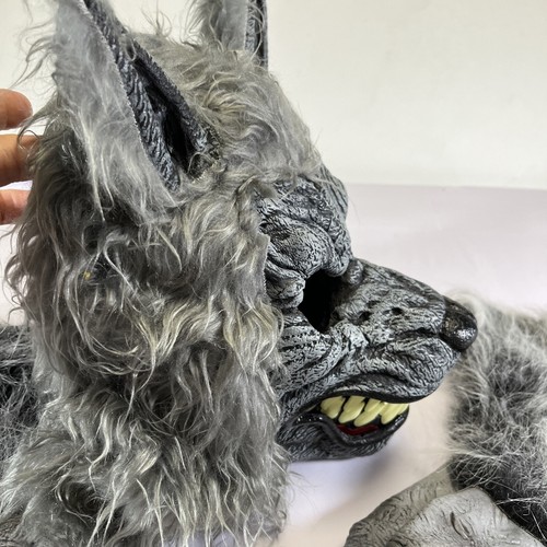 Werewolf Mask Adults Teens, Standard One Size Fits Most, with gloves - Picture 9 of 13