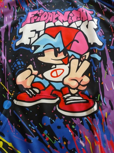 Gamer 3D Friday night Funkin kids Hoodie size small New Light Weight - Picture 2 of 5
