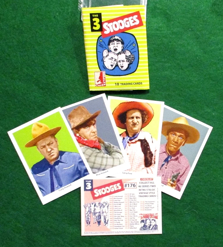 Three Stooges 1959 Fleer Expansion segunda serie Juego de cartas Rrparks-40 2014 #'s 137-176 Foto 3 de 4