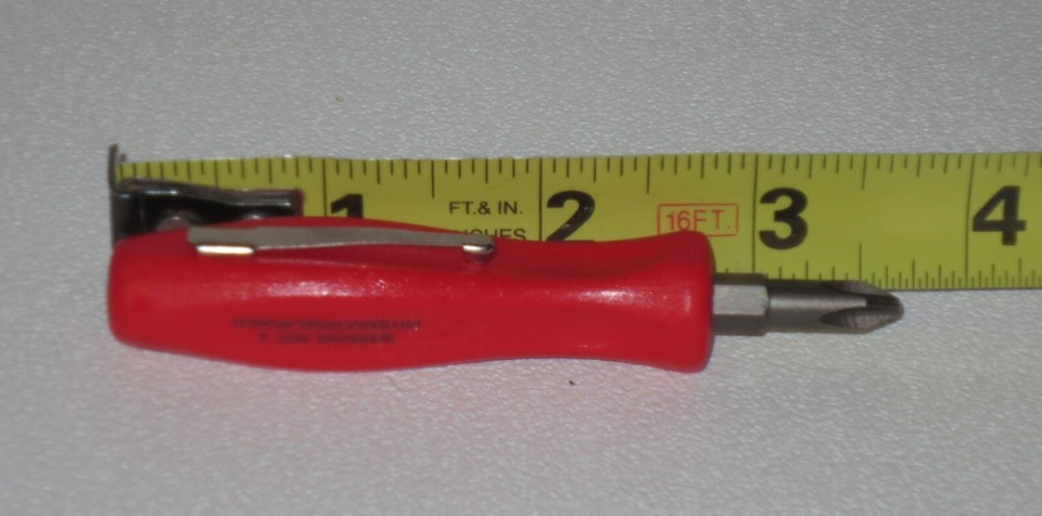 NEW* Snap-on Pocket TIRE VALVE Screwdriver SDDDMT1AR Reversible