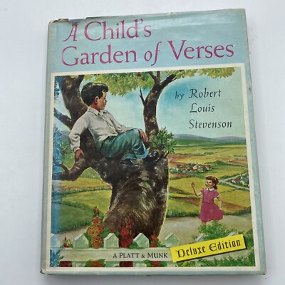 A Child's Garden of Verses By Robert Louis Stevenson 1961 Hardcover Book