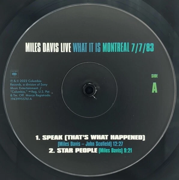 Neu Miles Davis Live - What Is It Montreal 7/7/83 UK RSD 2-LP Columbia 194399 - Bild 3 von 4