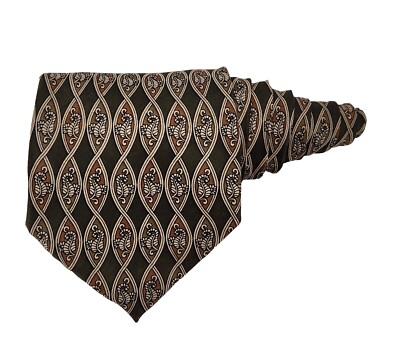 Empire High Fashion Men's Tie with step and repeat pattern
