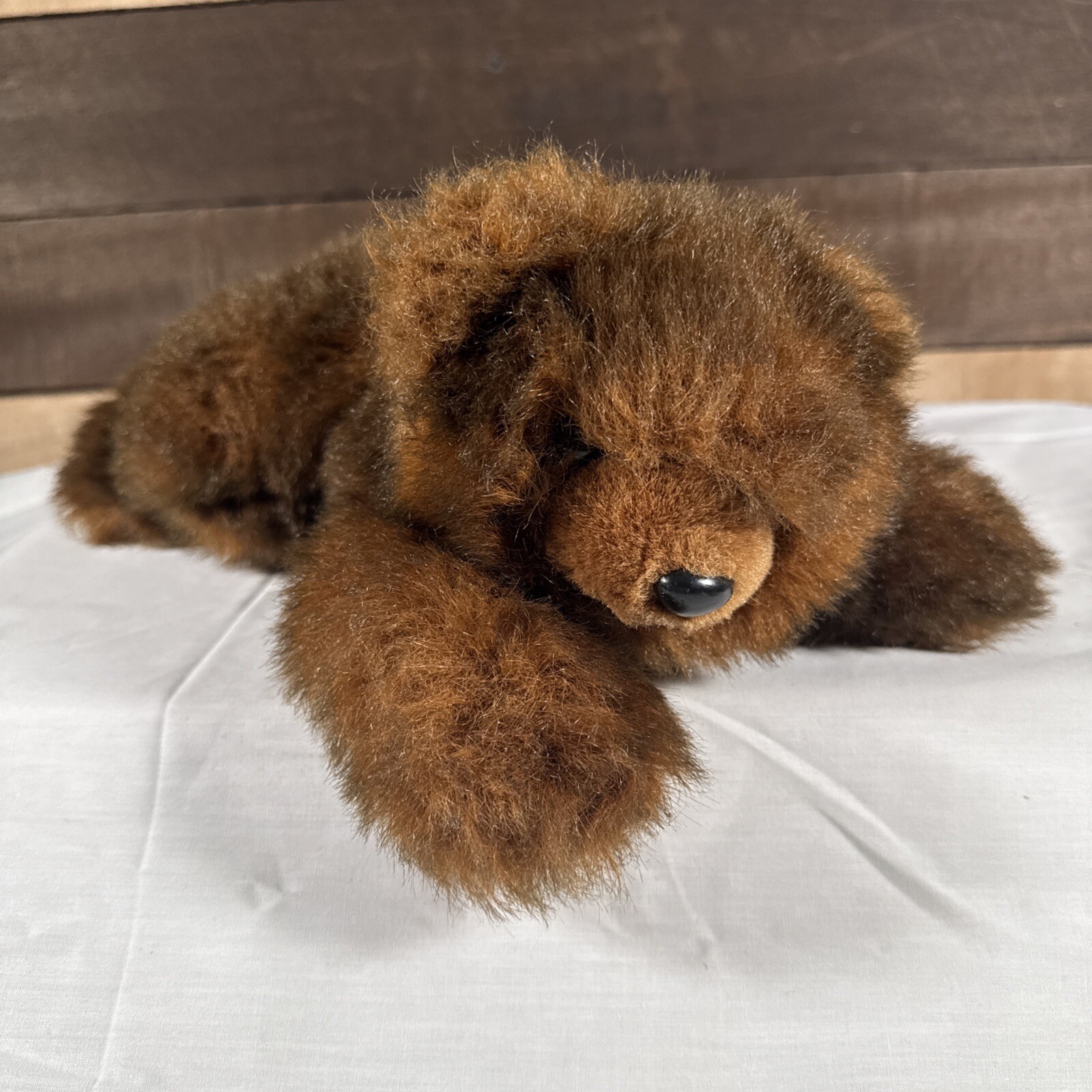 Purr-fection by MJC Brown Bear Plush Stuffed Animal Toy Vintage Teddy 11”