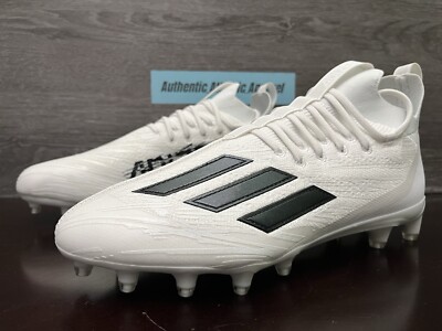 Adidas Adizero Primeknit White Black Football Cleats Men's Size 13 HP8860  NEW