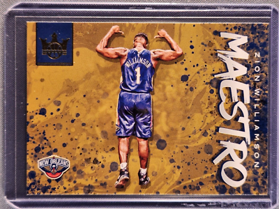 2019-20 Panini Court Kings Maestros Zion Williamson #19 Rookie RC