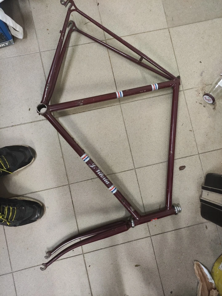 Rennrad Rahmen, J. Vitoria ,Super Prestige Reynolds, Campagnolo, Vitus Columbus