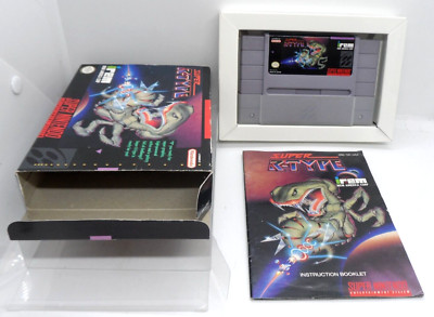 Complete In Box ~ Super R-Type (Super Nintendo Ent. 1991) cib *NO Poster*