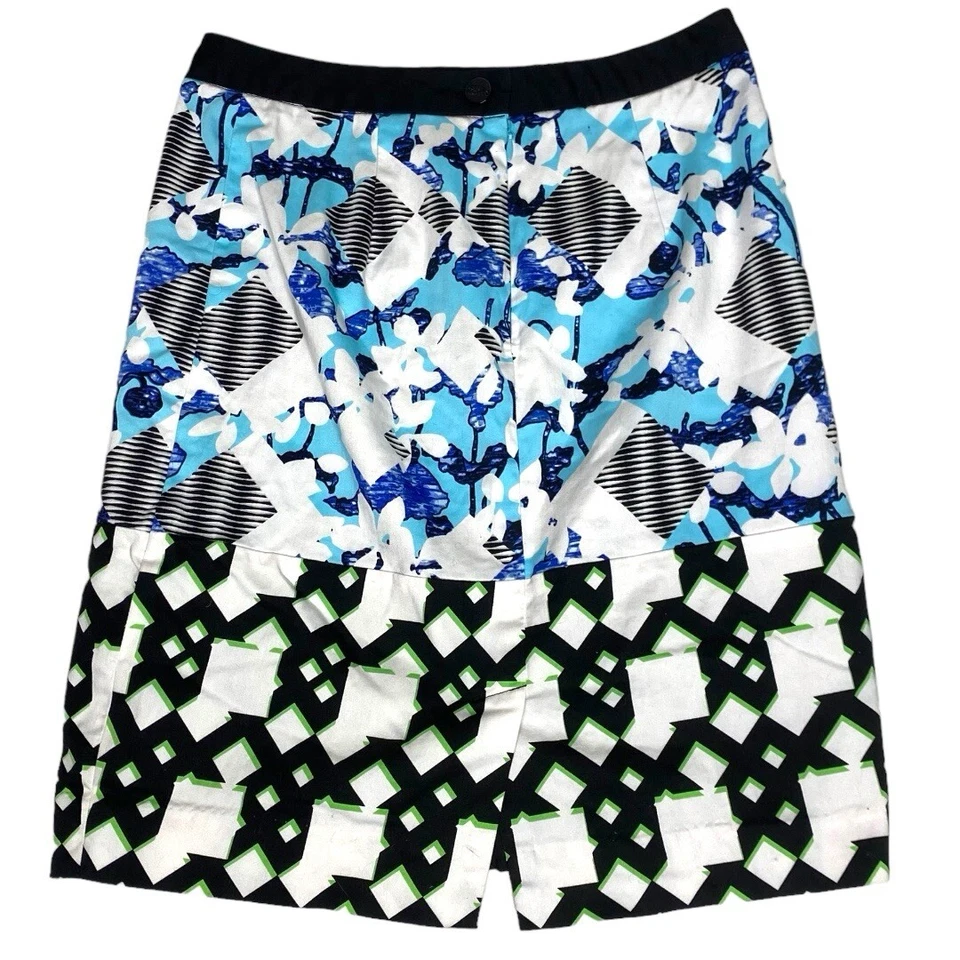 Saia Lápis Peter Pilotto Feminina 6 Avant Garde Moderna Contemporânea Trabalho Casual - Imagem 3 de 4