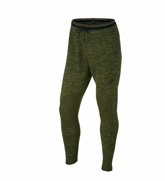 Mens 2xl Nike Sportswear Tech Knit Jogger Pants Green Black for sale