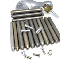 Hardened Rivet Flanging Punch White steel Punch Semi-tubular Rivet Crimping Mold