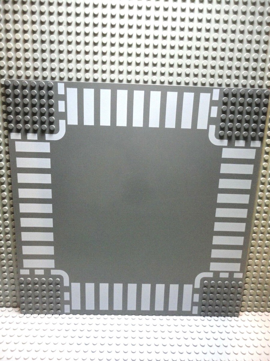 Lego Dark Bluish Gray 32x32 Platform base plate 10x10 inch Way  Intersection
