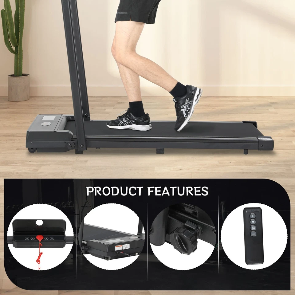 Underdesk Smart Walking Pad Treadmill with Emergency Stop Motorised Machine - Image 3 of 4