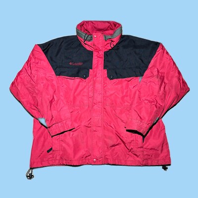 ジャケット・アウター 00s Columbia dot pattern hooded jacket VTG 2000s Columbia Sportswear Tuckahoe Hood Full Zip Windbreaker
