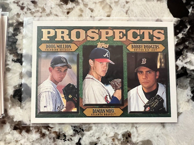 1997 TOPPS MLB BASEBALL ROOKIE CARD DOUG MILLION DAMIAN MOSS BOBBY RODGERS #200