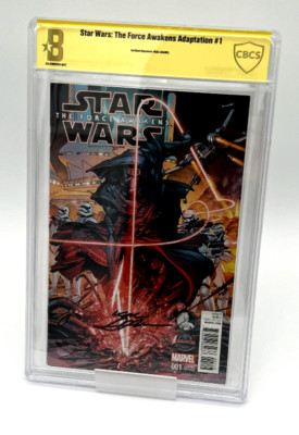 Star Wars: The Force Awakens #1 (Convention) CBCS - Signed Neal Adams *KEY