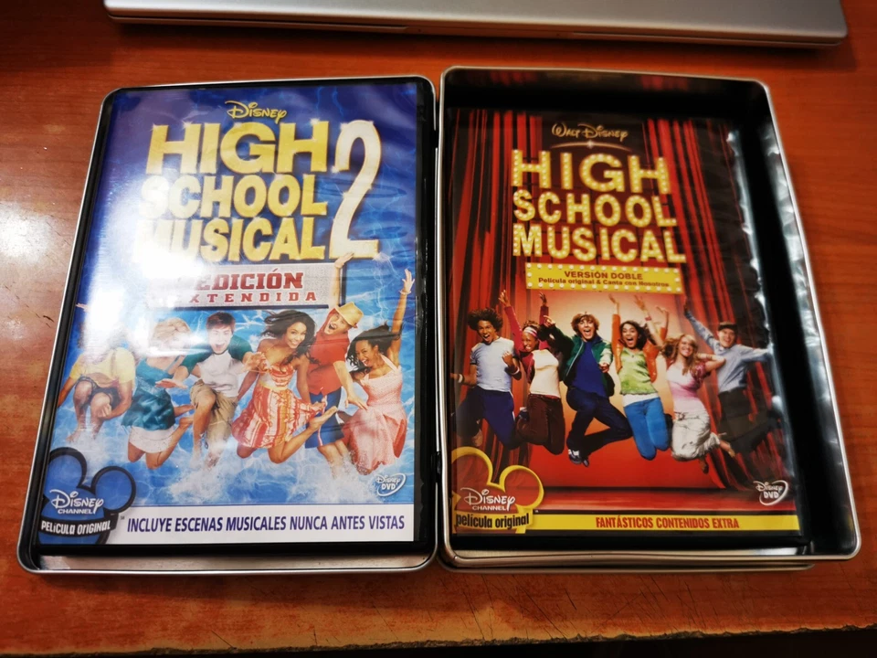 HIGH SCHOOL MUSICAL + HIGH SCHOOL MUSICAL 2 EDICION EXTENDIDA CAJA METAL 2 DVD - Imagen 2 de 3