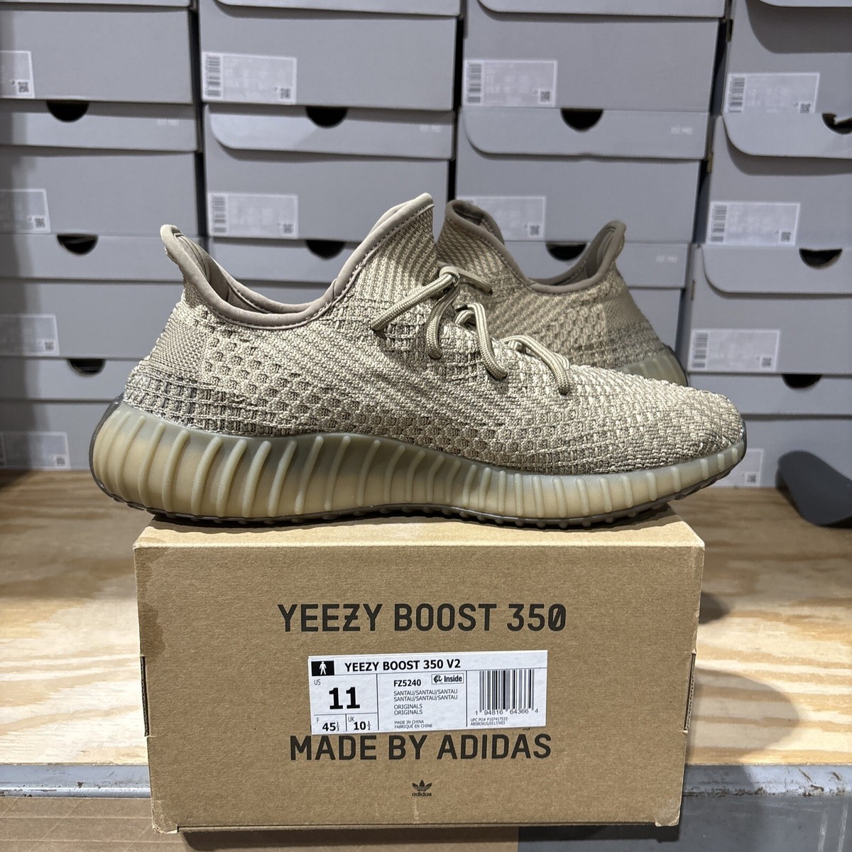 adidas gazelle silver green womens adidas Yeezy Boost 350 V2 Sand Taupe  Lit Up 21