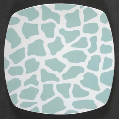 222 Fifth Giraffe Aqua Salad Plate 7184405