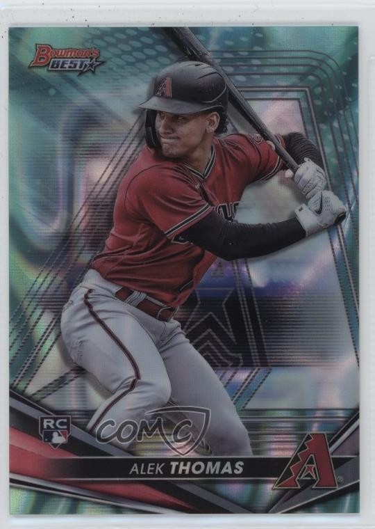 2022 Bowman's Best Aqua Lava Refractor 63/199 Alek Thomas #22 0a8t