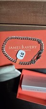 JAMES AVERY Sterling Silver Light Double Curb Charm Bracelet NEW