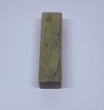 Vintage 1960’s Uncarved Jade Stone Seal Stamp Pillar 2.75” Art Decor 20