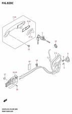 Suzuki Genuine Front Door Latch Assy Left Baleno Esteem 82202M68PB1-000