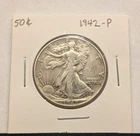 1942-P Walking Liberty Half Dollar – P Mint - Very Good Circulated – 90% Silver