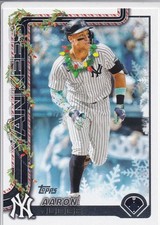 2025 Topps Holiday Baseball  Aaron Judge Light Necklace SP New York Yankees MVP