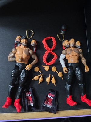 WWE Ultimate Edition Usos 2-Pack Bloodline, Jimmy Uso Jey Uso Ringside EXCLUSIVE