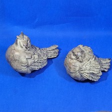 Vintage Chrisdon Pair of Bird Figures Statues 8"