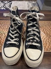 Converse Chuck Taylor All Star High Top Black Lace Up Sneaker, M 6.5