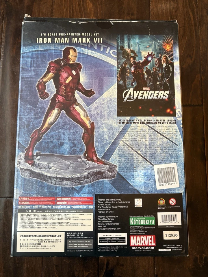 IRON MAN Mark VII Avengers Movie ArtFX Kotobukiya - Image 3 of 4