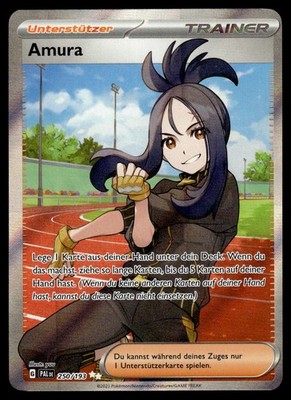 Amura 250/193 Ultra Rare Paldea Evolved Holo NM Pokemon Karte Deutsch