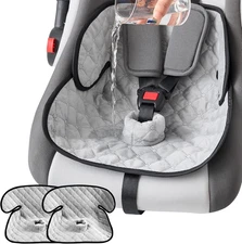 2 Pack Waterproof Piddle Pads Carseat Potty Training Car Seat Protector Waterpro