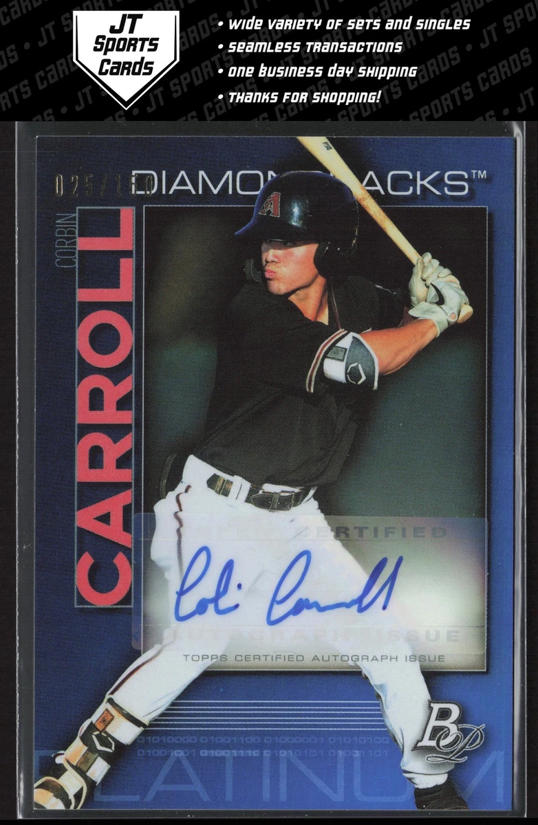 CORBIN CARROLL 直筆サインカード 2020 TOPPS BOWMAN STERLING 