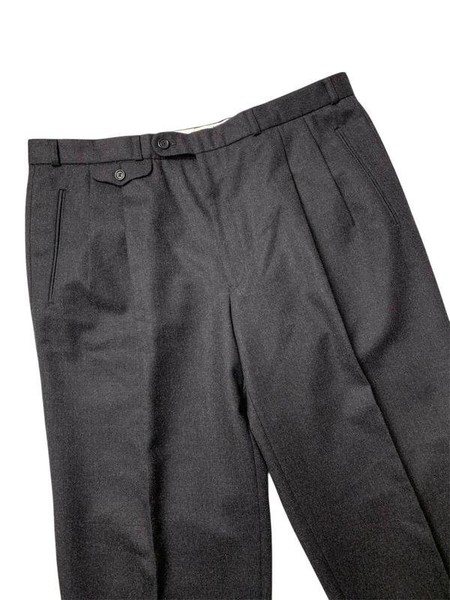 Men Brax Trousers Grey Wool 34 / L / 50