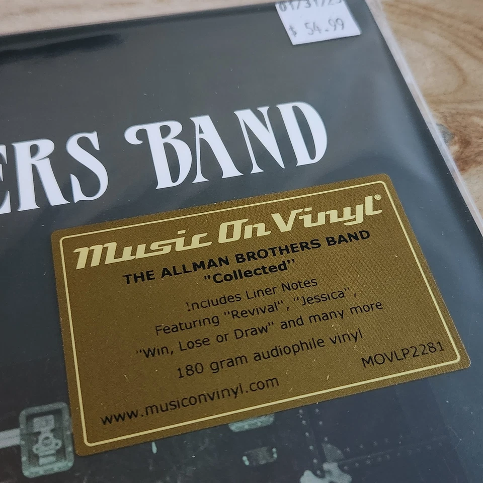 The Allman Brothers Band - Collected Vinyl 2LP Sealed Music On Vinyl Europe 2019 - Image 2 of 3