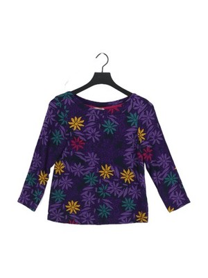 White Stuff Women's Top UK 8 Purple 100% Viscose Basic