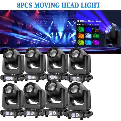 270W LED Moving Head Light Beam DMX Party Stage Disco Lights 14Pattern Wheel Bar