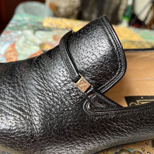 Zilli Men's Butter Soft Black Leather Loafers Hand Made in Italy 🇮🇹 Quality - Picture 8 of 14