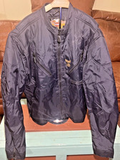 Harley Davidson Nylon Riding Jacket Black 2XL Zipper Pockets Padded