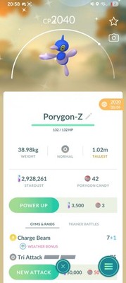 Shiny Porigon-Z Pokemon Garantiert Glück ab 2020 Registriert oder 30 Tage