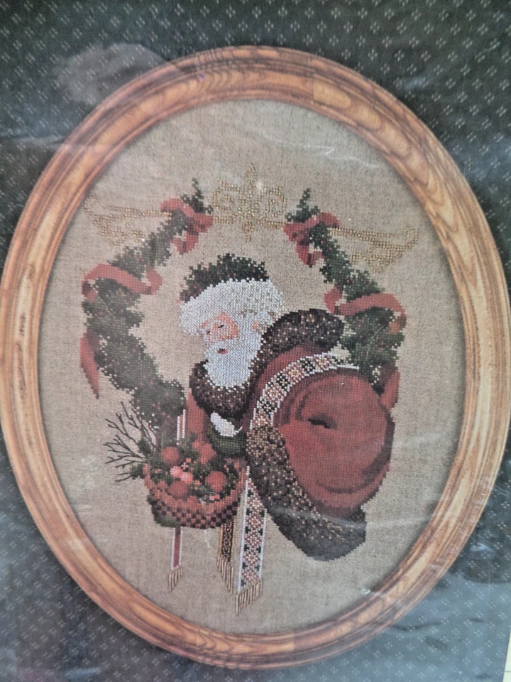 Lavender & Lace Victorian Designs Cross Stitch Pattern - Gift of Peace Santa NEW - Image 2 of 3