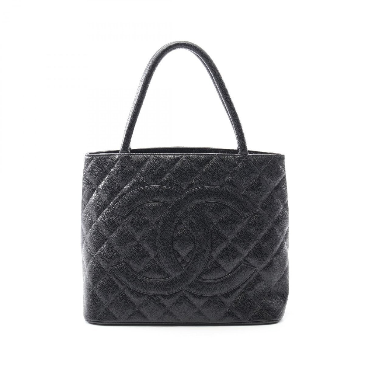 Chanel grained calfskin leather tote bag 61322