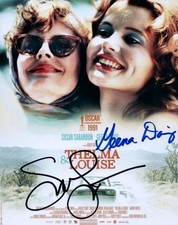 Susan Sarandon Geena Davis signed 8x10 Photo Pic autographed Picture with COA