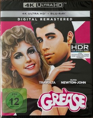 Grease - 4K UHD + Blu-ray - deutsche Veröffentlichung - neu & ovp, oop!