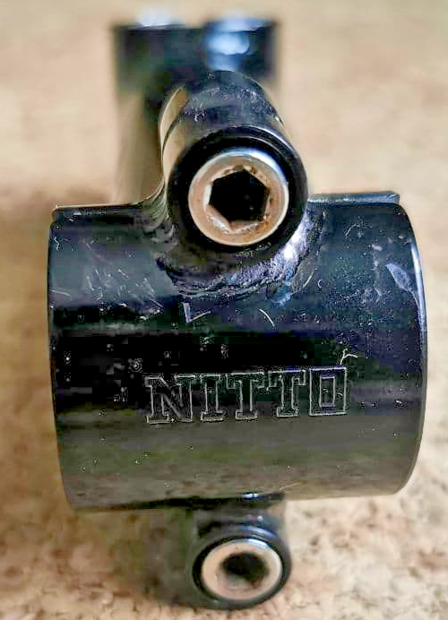 SimWorks NITTO Rhonda Stem 31.8mm Rare 2-Bolt Vintage Black Made